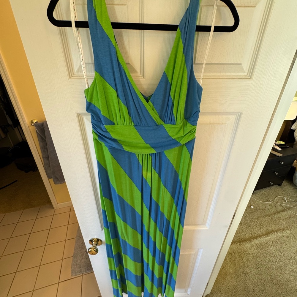 Lilly Pulitzer Blue and Green Dress
